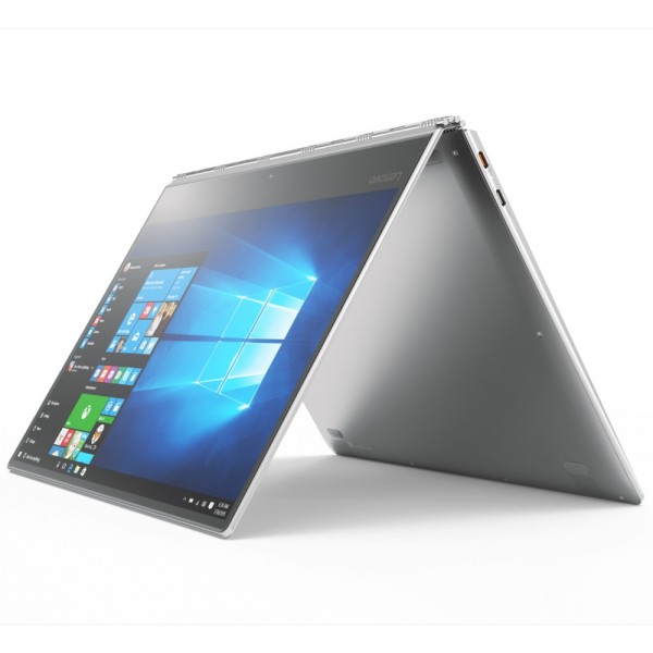 Ноутбук Lenovo IdeaPad Yoga 910-13ISK 13.9'' FHD(1920x1080) GLARE/TOUCH/Intel Core i5-7200U 2.50GHz Dual/8GB/512GB SSD/GMA HD620/noDVD/WiFi/BT4.1/HD Web Camera/4in1/BLKB+FPR+USB-C/4cell/9.0h/1.38kg/W10/1Y/SILVER (80VF009XRK)